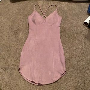 Lavender mini dress